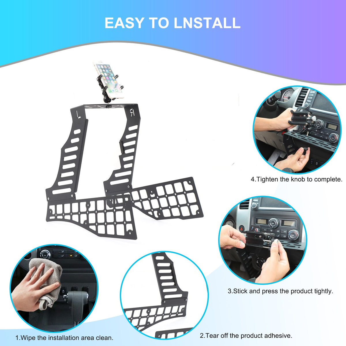 Off-Road Center Multi-Function Extension Platform For Nissan Frontier 2009-2017 3