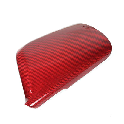 Red Real Carbon Fiber Center Console Armrest Box Cover Trim For Corvette C7 14+ 12