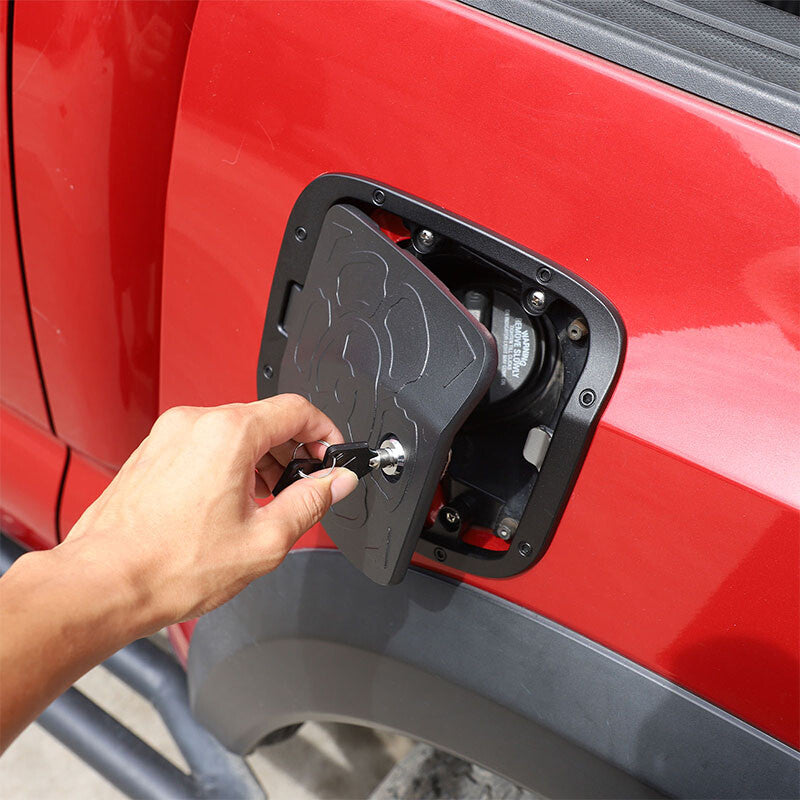 Flower Locking Fuel Door Gas Tank Cap Cover Lock Key For Toyota Tacoma 2016-23 2