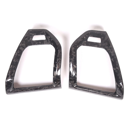 Forged Real Carbon Fiber Dashboard Side Air Vent Cover For BMW 8 Series 19-22 3