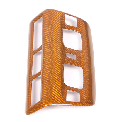 Yellow Carbon fiber Roof Reading Light Panel Trim For Corvette C8 2020-26 12