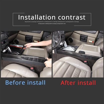 Carbon Fiber ABS Center Console Gear Frame Trim For Hummer H2 2003-2007 17