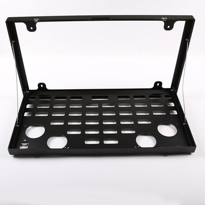 Rear Tailgate Foldable Table Molle Panel Cargo Shelf for LR Defender L663 20-25 9