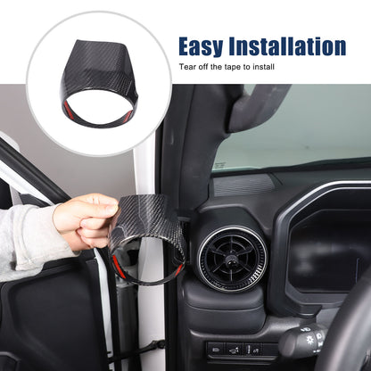 Real Carbon Fiber Side Air Outlet Trim for Toyota Land Cruiser Prado LC250 24+ 23