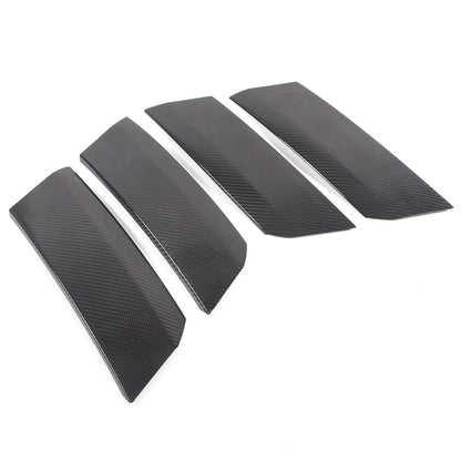 Real Dry Carbon Fiber Side Fender Cover Trim For Corvette C6 2005-2013 18