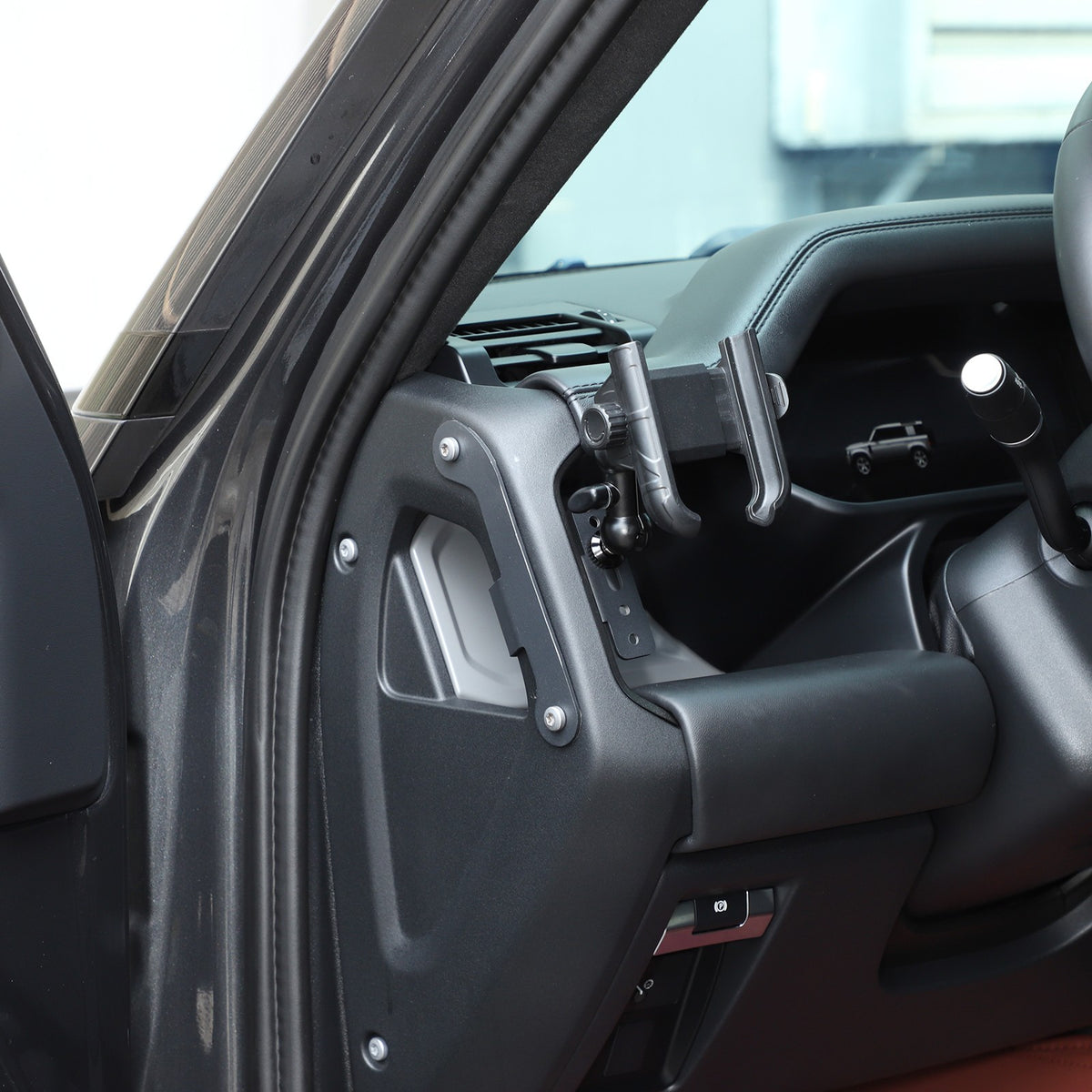 Driver Side Dashboard Phone Holder Bracket For Land Rover Defender L663 2022 16