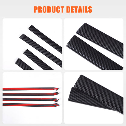 ABS Carbon Fiber Interior Full Set Panel Cover Trim Kit for Toyota Tacoma 24-26 - Styles 1-5 69
