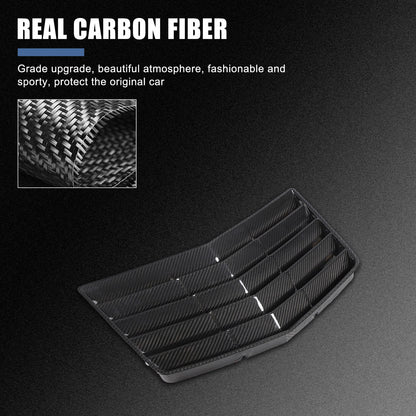 Real Carbon Fibe Front Bumper Hood Vent Louver Cover Kit For Corvette C7 2014-19 16