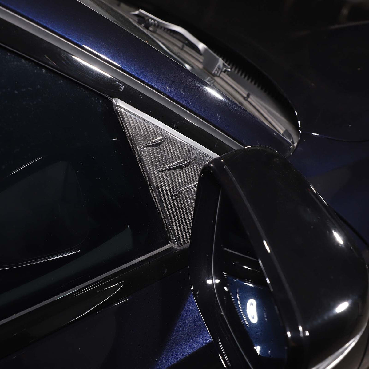 Real Carbon fiber anti-wind buffeting deflector For BMW 3 Series G20 G28 2020-23 6