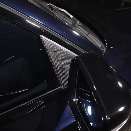 Real Carbon fiber anti-wind buffeting deflector For BMW 3 Series G20 G28 2020-23 6