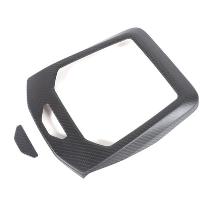 Matte Carbon Fiber Console Gear Panel Trim Cover For BMW 5 Series G60 i5 2024+ 7