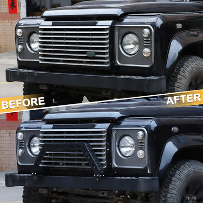 Black Bull Nudge Bar Bumper Guard A Bar For Land Rover Defender L316 2004-19 17