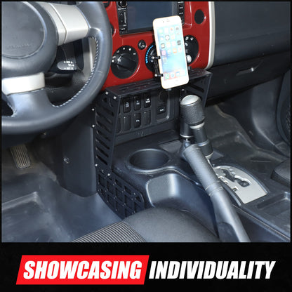 Off Road Center Console Molle Panel Device Mount For Toyota FJ Cruiser 07-21 12