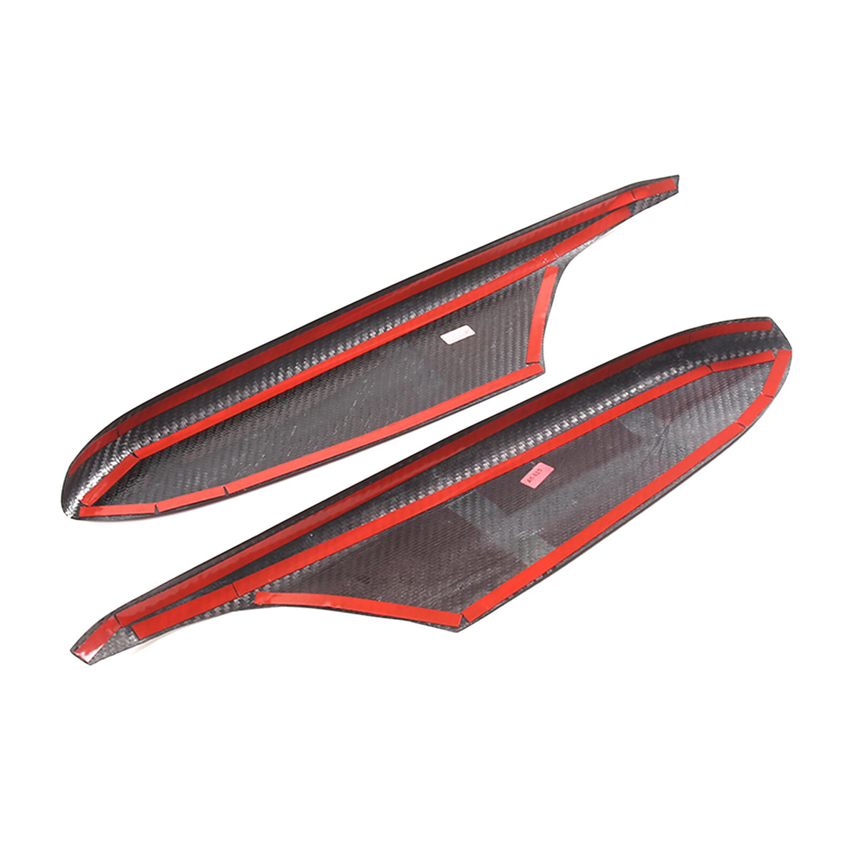 Red Real Carbon Fiber Interior Full Decor Cover Trim Kit for Corvette C8 2020-25 - Variants 11-15 32