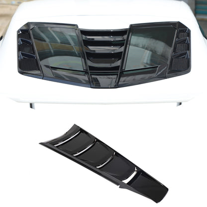 Piano Black Rear Split Window Applique Louver Trim For Corvette C8 Z51 2020+ 2