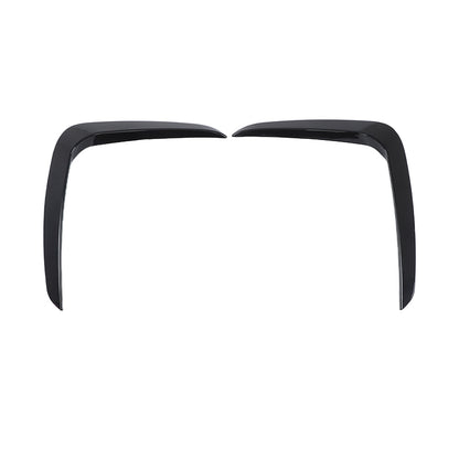 Glossy Black Front & Rear Bumper Trim Set For BMW X3 X4 G01 G02 M Sport 2022+ 9