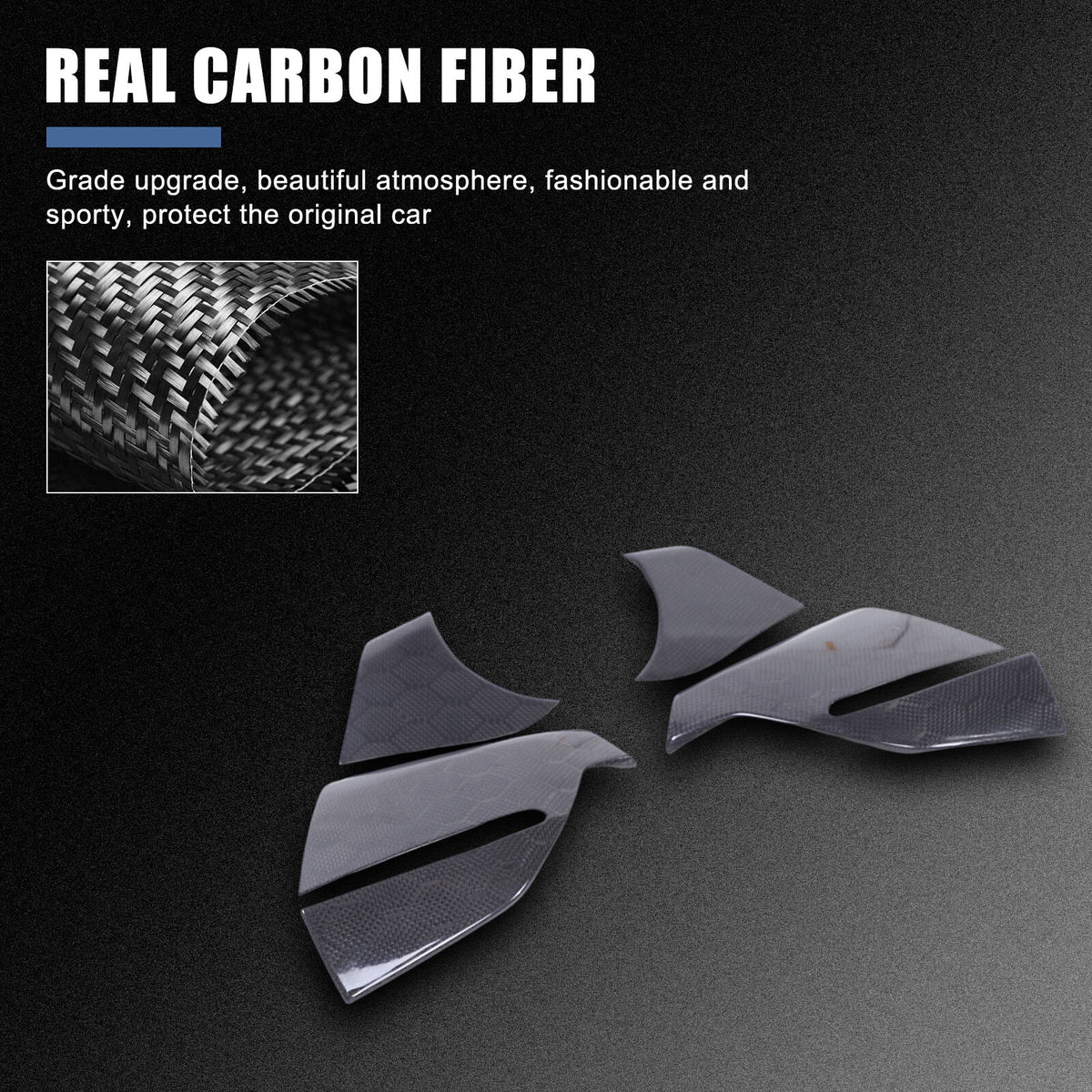 Honeycomb Carbon Fiber Rearview Mirror Base Cover Trim For Corvette C8 2020-2026 19