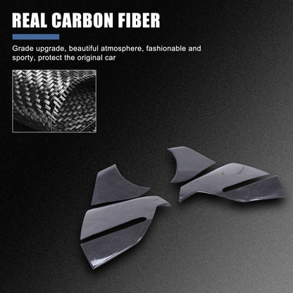 Honeycomb Carbon Fiber Rearview Mirror Base Cover Trim For Corvette C8 2020-2026 19