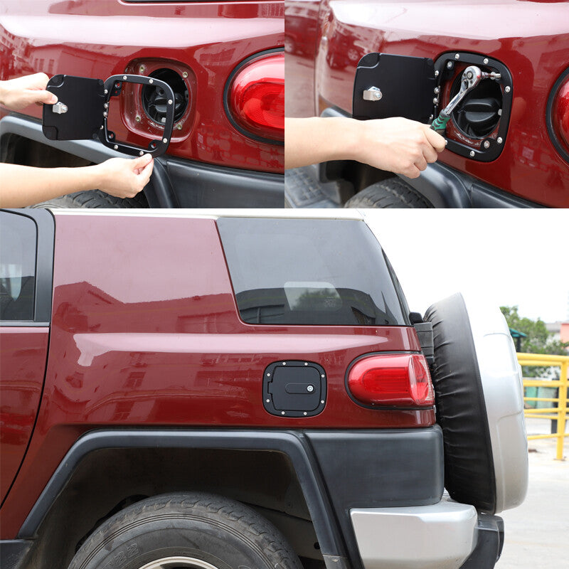 Fuel Tank Cover Gas Replacement Cover Trim Fits For Toyota FJ Cruiser 2007-21 2