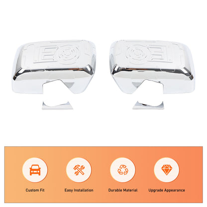 Mech Style Silver ABS Side Mirror Trim Cover For Hummer H3 2005-2009 US 12