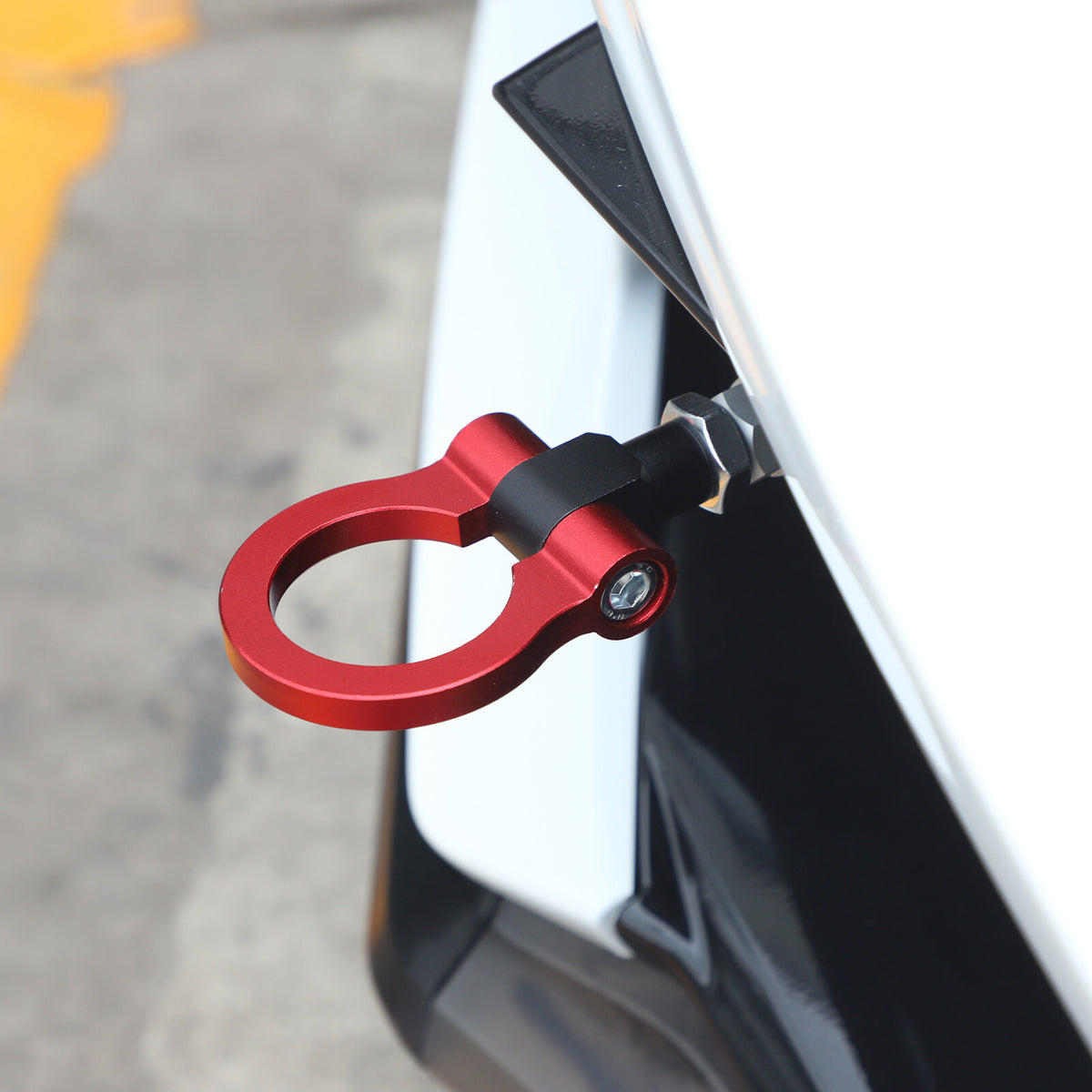 Front Bumper Trailer Track Racing Aluminum Tow Hook Ring For Corvette C8 20+ US 24