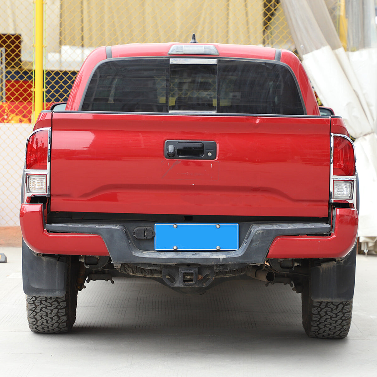 Chrome Silver Rear Taillight Trim Cover Bezel Trim For Toyota Tacoma 2016-23 US 15