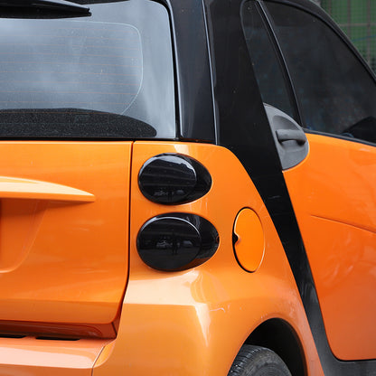 Smoked Rear Tail Light Guard Cover Trim Bezel For Smart Fortwo 451 09-15 US 12