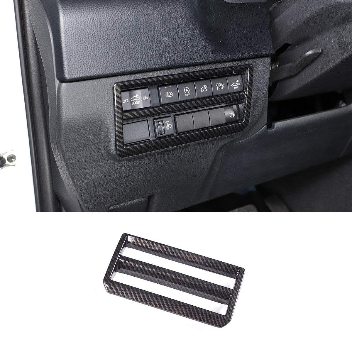 ABS Carbon Fiber Interior Set Cover Trim Kit For Toyota Tundra Sequoia SR 22+ - Styles 1-5 194