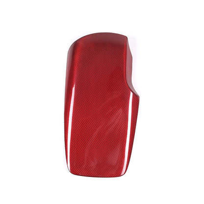 Red Real Carbon Fiber Center Console Armrest Box Cover For Corvette C6 2005-13 14