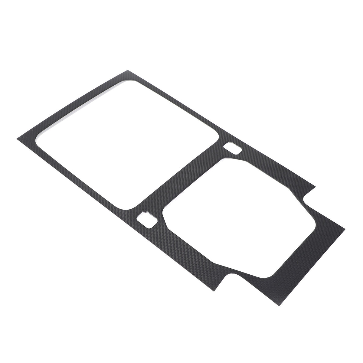 Matte Real Carbon Fiber Cup Holder Panel Trim Cover For Defender 110 90 2020-23 18