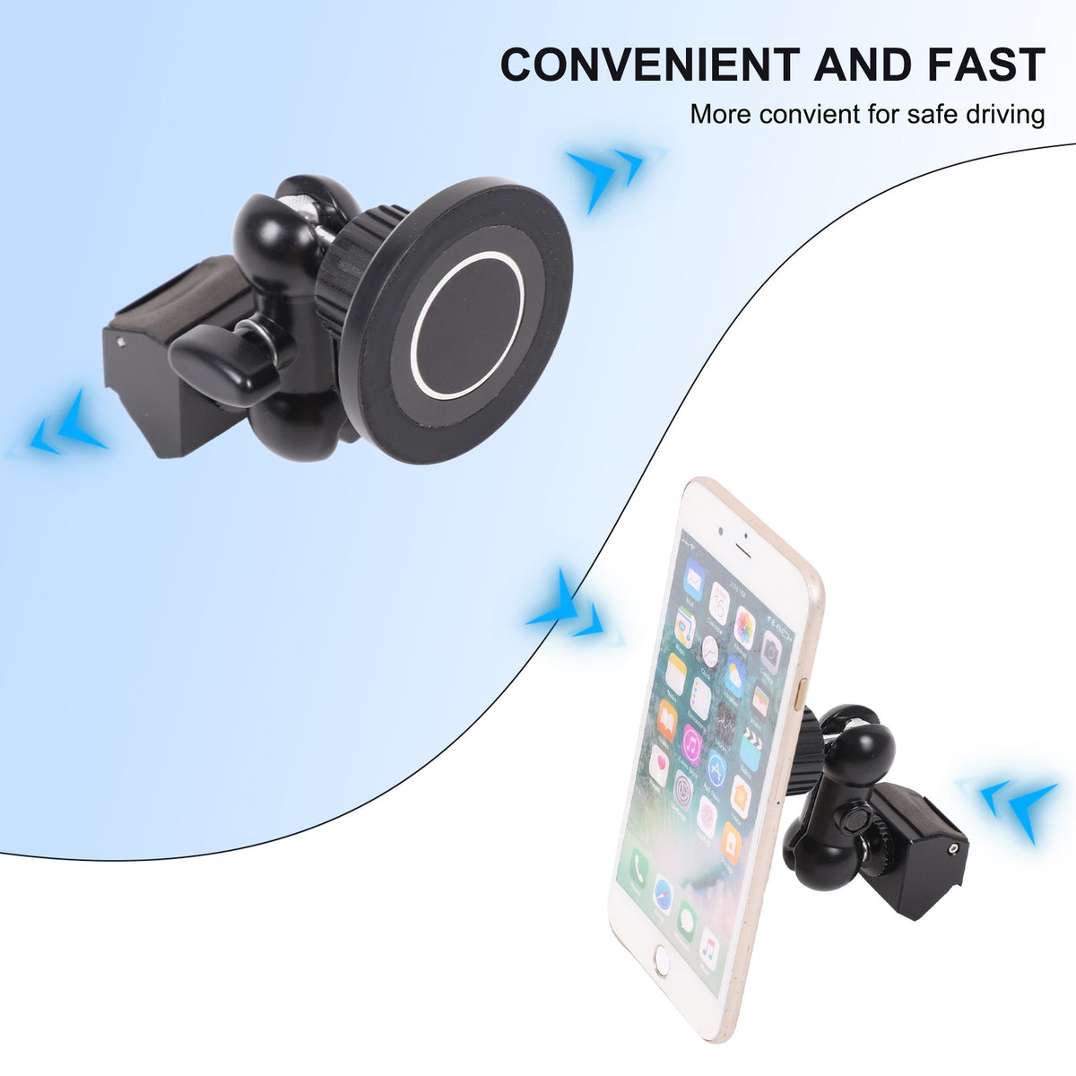 Inner Dashboard Air Vent Phone Holder Mount Bracket For Corvette C8 2020-2025 32