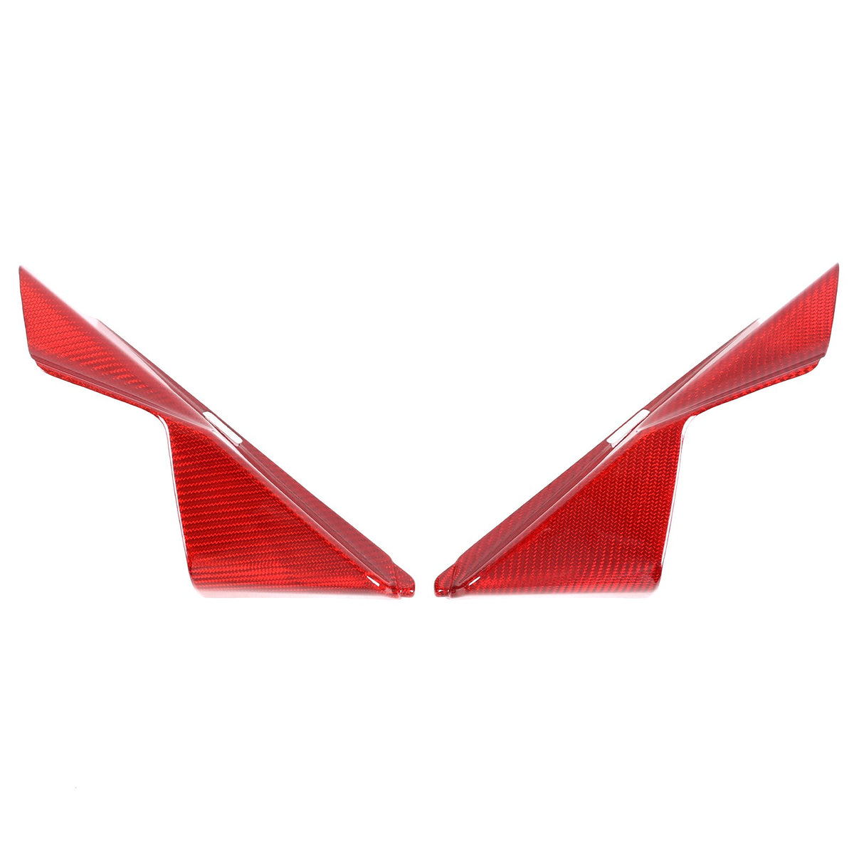 Red Real Carbon Fiber Inner A-Pillar Sticker Trim For Nissan 370Z Z34 2009-2020 7