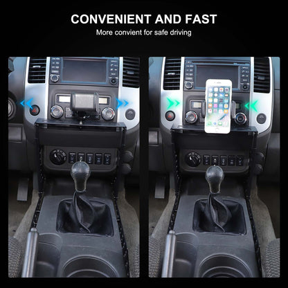 Center Molle Panel Digital Device Mount Clip For Nissan Frontier D40 2009-2017 10