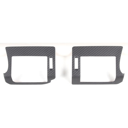 Matte Carbon Fiber Side Air Vent Outlet Panel Cover For LR Defender 2020-2024 16