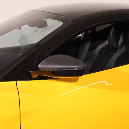 Matte Real Carbon fiber Side Rear Mirror Cover Caps Trim For Lotus EMIRA 2021-25 5