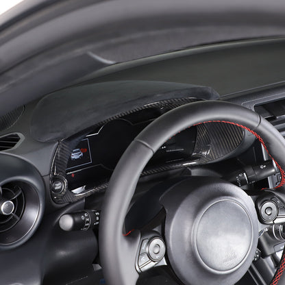 Real Carbon Fiber Tachometer Frame Cover Trim For GR86/Subaru BRZ 2022-23 11