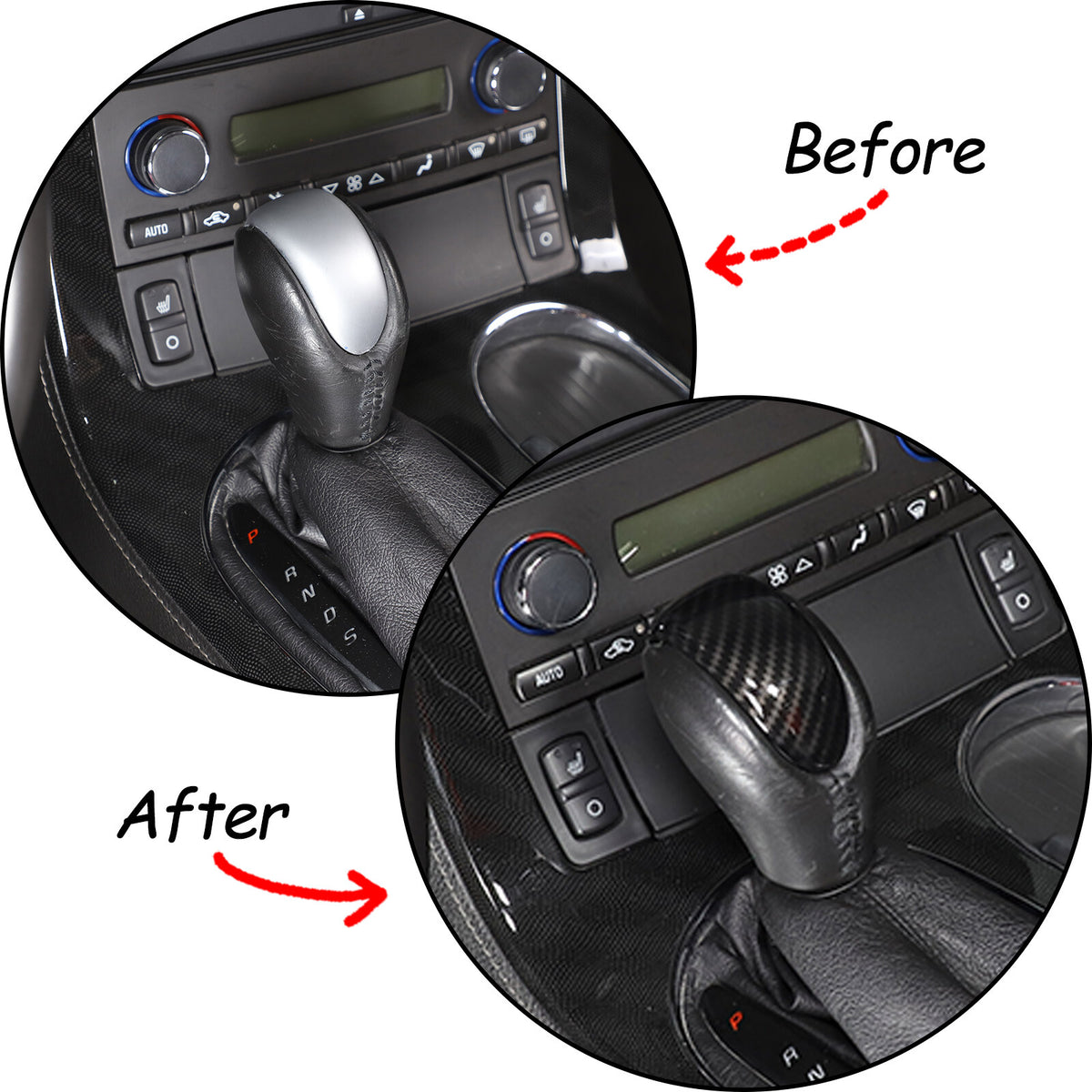 ABS Carbon Fiber Interior Exterior Cover Trim Kit For Corvette C6 2005-2013 106