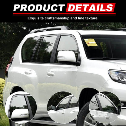 Front Door Window Visor Sunshade Sun Cover For Toyota Prado J150 2010-2023 12