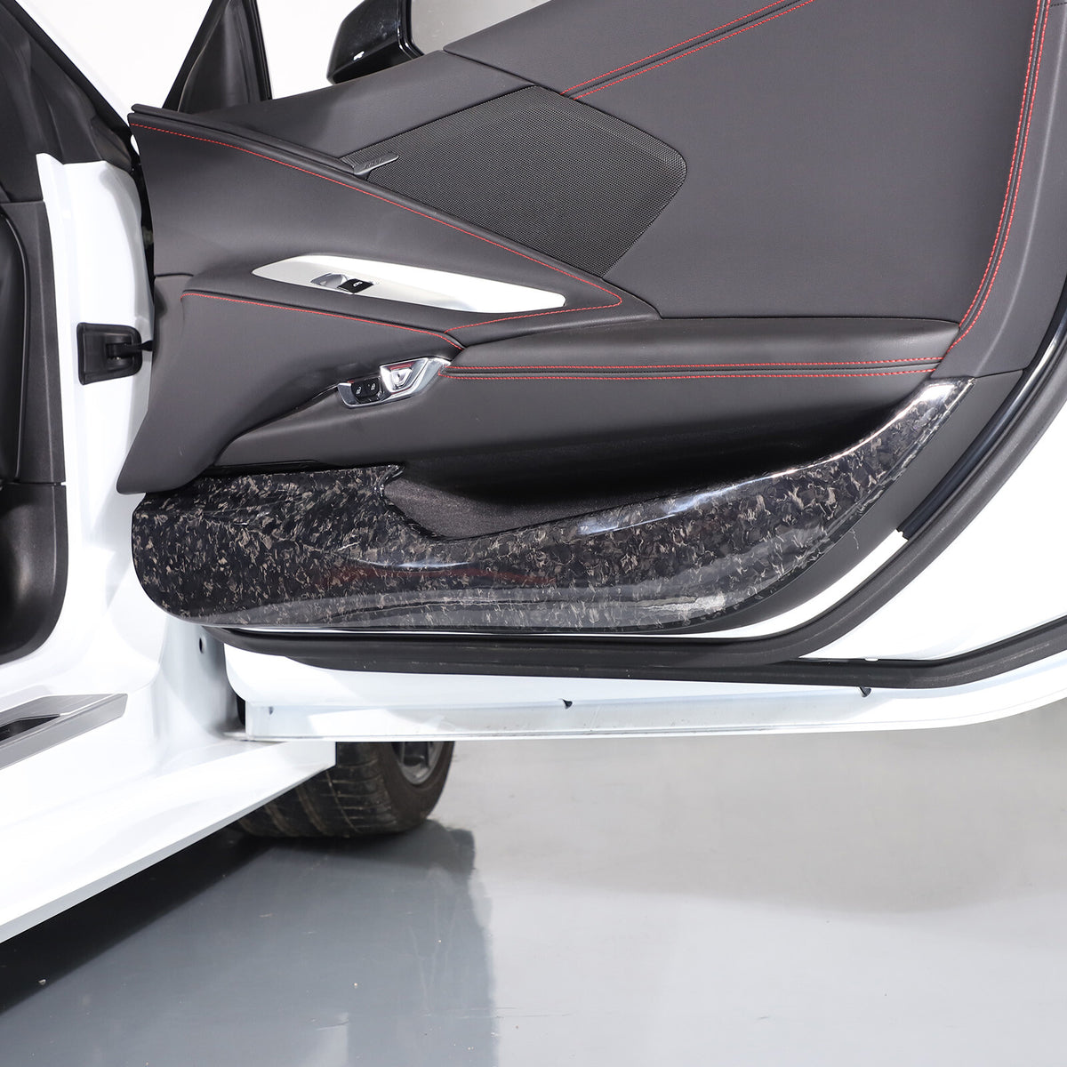 Forged Real Carbon Fiber Full Interior Set Cover Trim Kit For Corvette C8 20-25 - Variants 36-40 31