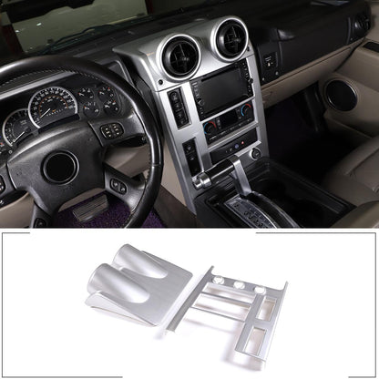 Silver Interior Air Condition Panel Cover Trim For Hummer H2 2003-2007 9