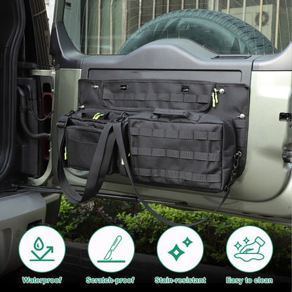 Cargo Rear Door Tailgate Trunk Storage Bag For Land Rover Defender L663 2020+ 21