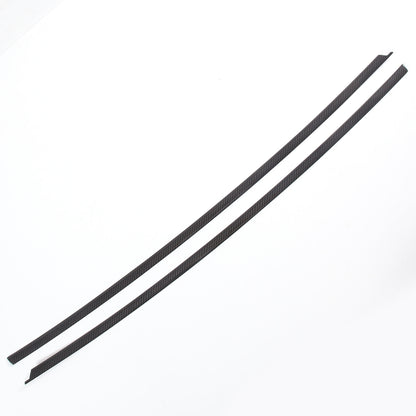 Real Carbon Window Sill Strip Cover Trim For Corvette C8 Coupe Z51 Z06 Z07 20+ 16