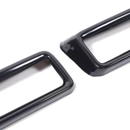 Glossy Black Rear Exhaust Tail Pipe Cover Trim For Cadillac Escalade 2021-2024 6