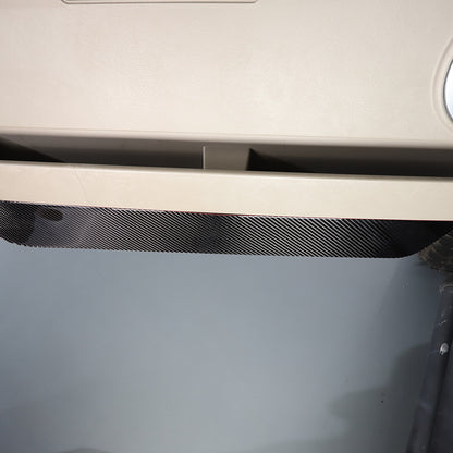 Carbon fiber Door Bottom Anti-Kick Trim Sticker For Hummer H2 2003-09 4