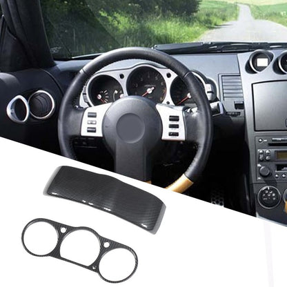 ABS Carbon Fiber Dashboard Instrument Top Trim For Nissan 350Z Z33 2003-06 US 13