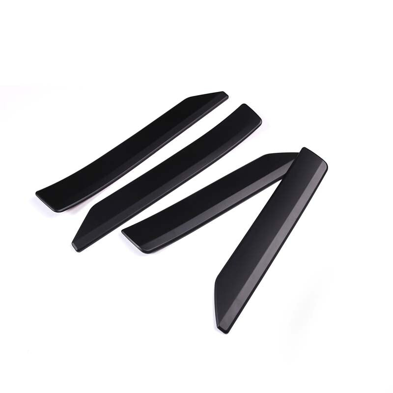 Matte Black Interior Door Panel Decorative Trim For Toyota Tun-dra 2014-2021 7