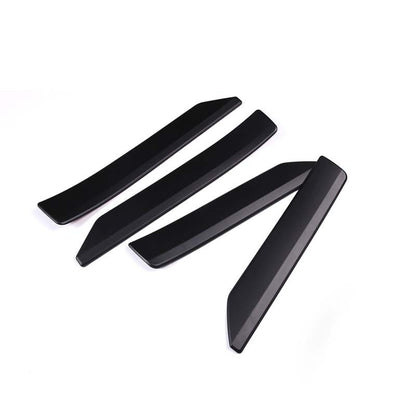 Matte Black Interior Door Panel Decorative Trim For Toyota Tun-dra 2014-2021 7