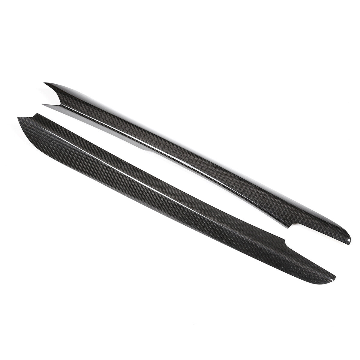 Real Carbon Fiber Center Console Gear Side Strip Trim for 2015-2019 BMW X5 F15 12