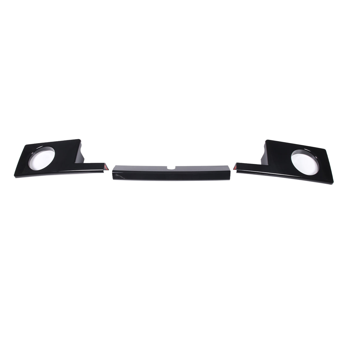 Replace Glossy Piano Black Front Bumper Lower Trim Cover For Hummer H2 2003-2009 7