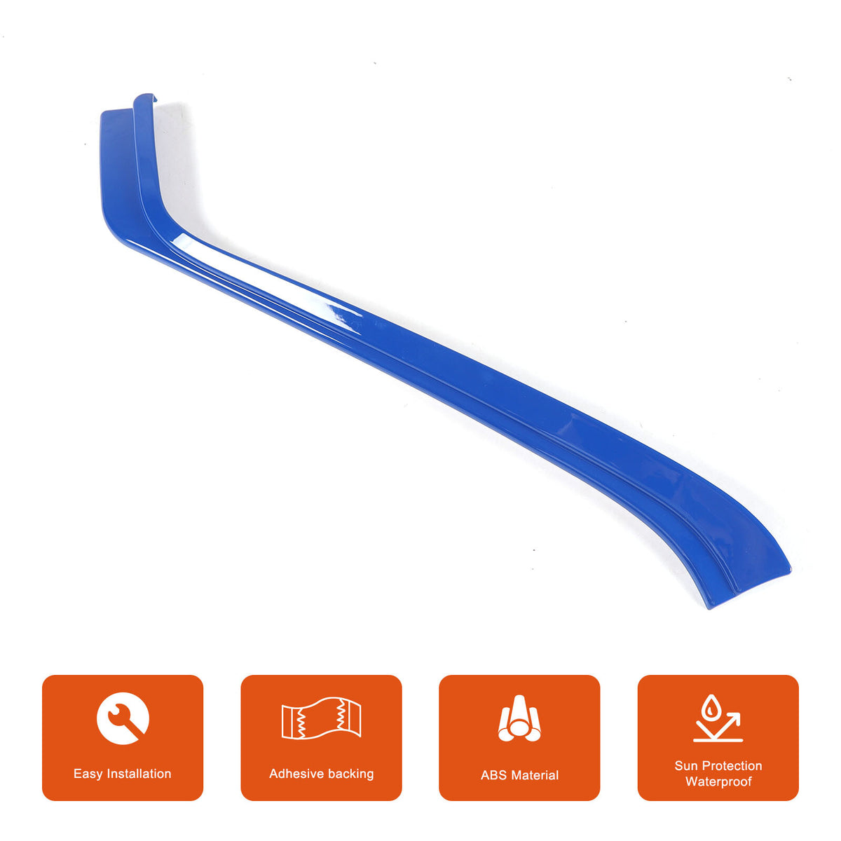 ABS Blue Interior Navigation Screen Rear Trim Cover For Corvette C8 2020-2025 10